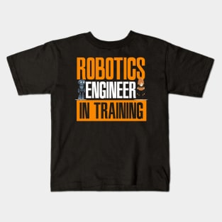 robot, robotics, robot science, robot battle design Kids T-Shirt